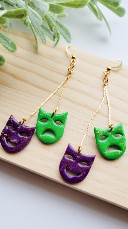 Mardi Gras Mask Dangle