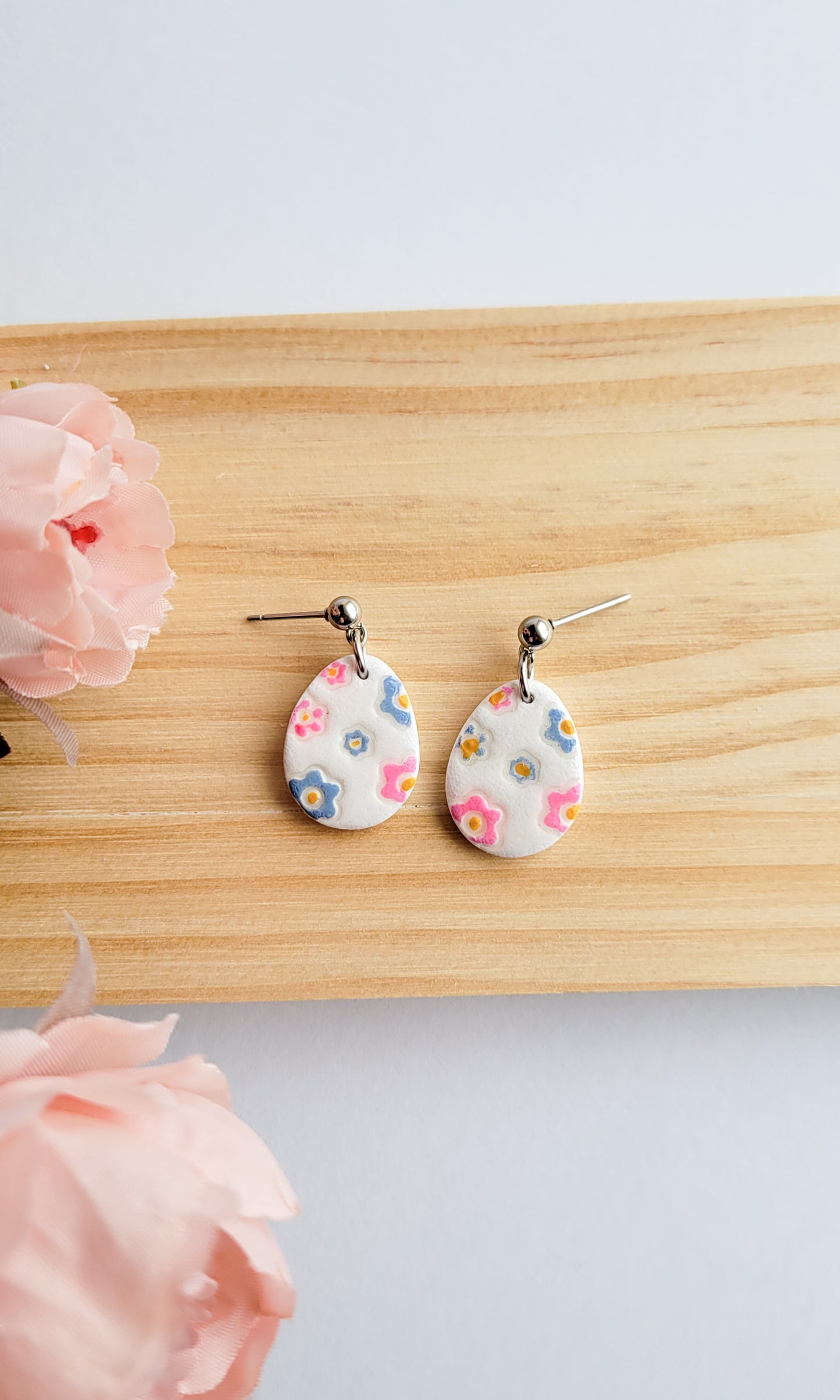 "Floral Egg" Dangle