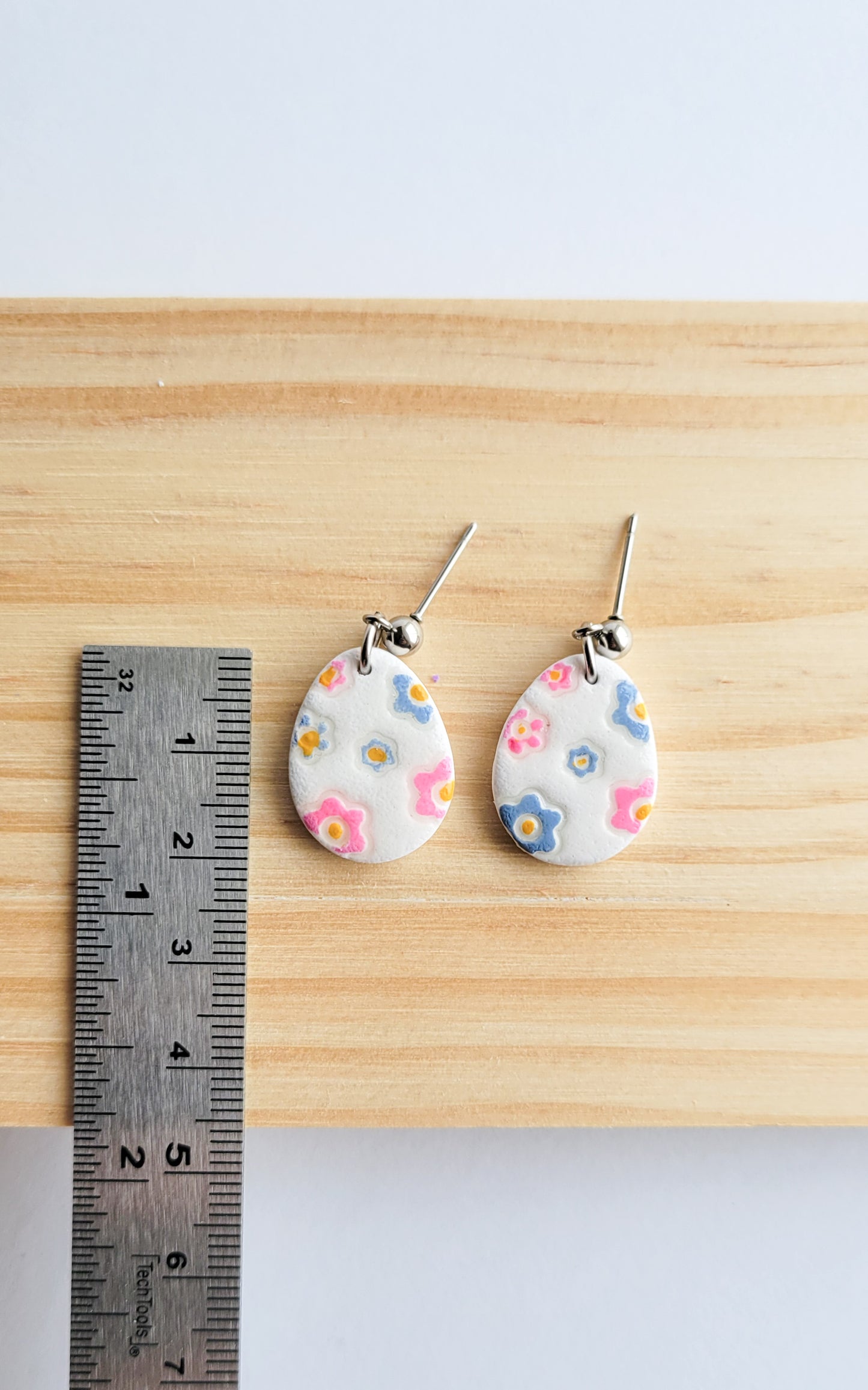 "Floral Egg" Dangle