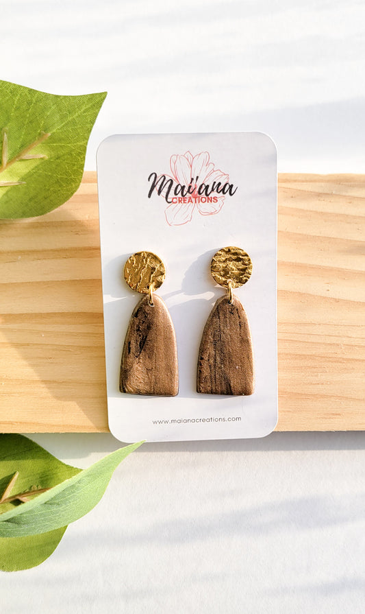 Wood Inspired Arch Dangle