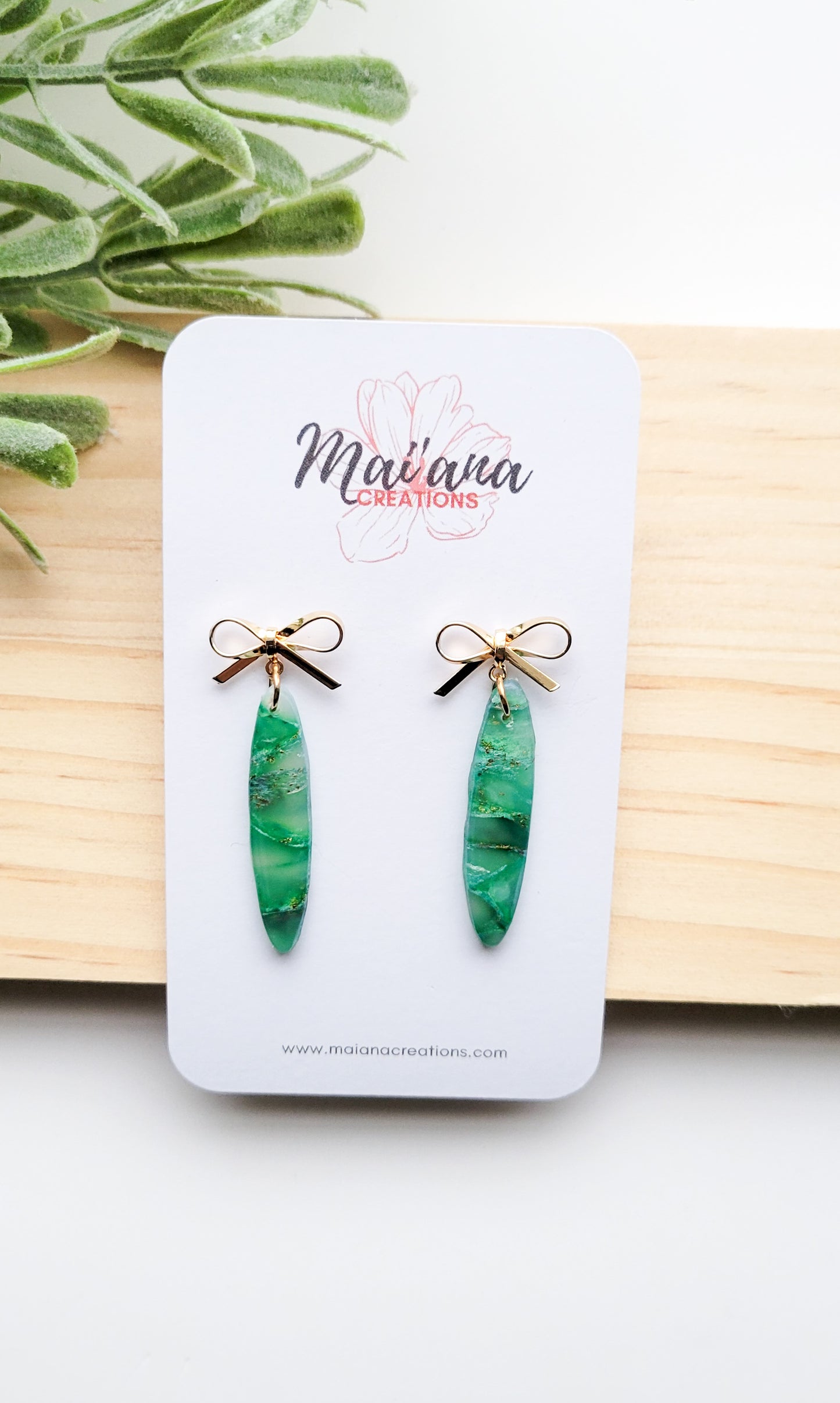 "Fufu Green" Dangle